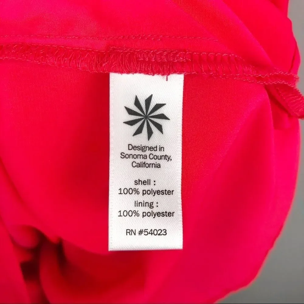 ATHLETA | Martinique Quest Dress Tie Back Coral S